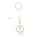 Toyvian 4pcs Baby Gym Soft Toy Set - Nordic Style Green Hanging Baby Play Gym Toys 26X8.5CM - Buy Online on GoSupps.com