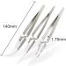 Wolfride 3pcs Ceramic Tweezers Reverse Tweezers Electronics Tweezers Non-Conductive Tweezers Heat Resistant Tweezers Cross Locking Tweezers - Buy Online on GoSupps.com
