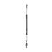 Augenmanufaktur Duo Eyebrow Brush - The Duo Brush Made of Angled Eyebrow Brush and Spoolie Brush with Mini Eyelash Brush for Tinting Suitable for Use with Gel and Cream (Large)
