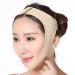 Double Chin Reducer Reusable Breathable Chin Strap V Shaped Anti Wrinkle Face Mask Contour Tightening Face Slimming Strap Chin Neck Skin Toning Belt for Men Women Shaggy Face Skin 2pcs (Color : L)