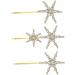 FRCOLOR 4 Sets Starfish Hairpin Accesorios Para Rhinestone Headpiece for Women Barrettes for Gold Trim Trendy Decor Hair Barrettes Decorative Hair Clips Child Dense Rhinestones Alloy - Buy Online on GoSupps.com