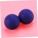 Ulechnovo Acupressure Foot Massage Ball - Silicone Peanut Roller for Self-Massage & Yoga Therapy - Enhance Mobility & Relieve Fascia Pain - Buy Online on GoSupps.com