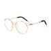 Tofox Kids Glasses Without Prescription Blue Light Filter Anti-reflective Glasses Reduce Eye Strain Children Silicone Glasses Golden