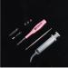Tonsille stone remover tools Light ear wax remover stainless steel -Chlegfurcht 3 pointed irrigation syringe Clean care tools