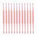 12Pcs Disposable Ear Pick Earwax Removal Plastic Ear Clean Tool Curette Spoon Cleaner for Personal Care Personal Cleaning 9x0.4x0.4cm