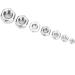 Stainless Steel 360pcs with Hex Nuts Coarse Thread American System UNC Nuts Fasteners - Buy Online on GoSupps.com