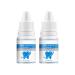 2pcs Teeth Brightening Beauty Teeth Liquid Clean Improve Yellow Teest Fluid Fluid Spots dirt yellow teeth and white teeth 20ml perfume PARFUM Clean Skin (1 Pack) White
