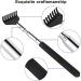 Telescopic Back Scratchers 2-Pack - Stainless Steel Itching Relief | Adjustable 20cm to 68cm | Perfect for Home Travel & Office - Buy Online on GoSupps.com