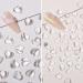250 PCS 3D Heart Nail Art Charms Flatback Heart Nail Rhinestones Clear Acrylic Heart Nail Gems for Women Girls Nail Art Design DIY Craft Manicure Accessories - Buy Online on GoSupps.com