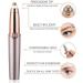 IllmTech - Rechargeable Eyebrow Trimmer Painless and Precision Facial Hair Removal Tool with LED Light Facial Upper Lip Nose and Ear Hair Remover Professional Grooming for Men and Women - Buy Online on GoSupps.com