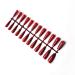 Dajidafu Long Nails Press-on Handheld Fingernail Manicure Stylish Matching Beauty Accessories Manicures Glossy Tips Dark Red 1