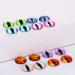 100PCS Assorted Dragon Eyes Glass Cabochon - 10mm Oval for DIY Jewelry and Sculpture Making - Buy Online on GoSupps.com