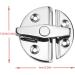Qfauto Marine Boat Door Catch Latch - 316 Stainless Steel Twist Lock 55mm Round Design for Boat and Cabinet Applications - Buy Online on GoSupps.com