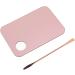  UMDHAIYI Professional makeup mixing palette for acrylics double-headed spatula thumb hole reusable smoothing surface mixing base gel - Buy Online on GoSupps.com