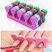 TOSSPER 20x Soft Sponge Finger Toe Separators - Perfect Nail Art Pedicure Tool for Salon & Home Use - Buy Online on GoSupps.com