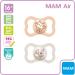 MAM Air 16+ Skin Soft Silicone Pacifier - Soft Colors Mix | 4 Pack | International Shipping Available - Buy Online on GoSupps.com