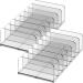 Beaupretty 2pcs Eyeshadow Tray Storage Box - Clear Cosmetics Organizer with Divided Sections for Palettes & Lipstick Display - Buy Online on GoSupps.com