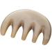 Magiclulu Five tooth massage comb Head massage comb Manual scalp massage devices Massage head body acupuncture massage comb Gua Sha stone acupuncture massage tool massage brush 8.5x5.5cm As shown