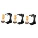 Magiclulu 3 sets of razor -free razor razor razor holder Razor stand for men Black suits for men Display holder for razor beard brush holders acrylic