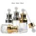 50ml Refillable Clear Glass Essential Oil Bottle with Glass Pipette - Elite Fluid Cosmetics Jar - Buy Online on GoSupps.com