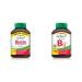 Jamieson Biotin 10 000 mcg Ultra Strength Softgels (90 Count) + Vitamin B12 (Cobalamin) 1200mcg Timed Release (80 Tablets) Biotin + Vitamin B12 (Cobalamin)