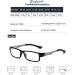 Eyglajdd TR90 Reading Glasses for Men & Women - 2 Pack Blue Light Blocking Glasses - Stylish Gray-Red 2.0x - Buy Online on GoSupps.com