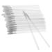 Utoolmart Makeup Disposable Lip Plastic Cement Brush Wands Applicator Lip Gloss Tools Lipstick Applicator Wands 200pcs