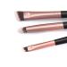 Soft Nylon Hair 20pcs Makeup Brush Set - Foundation & Loose Powder - Black Gold - Premium Quality - Buy Online on GoSupps.com