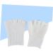 PLAFOPE 1 Pair Five Toe Gel Socks Dry Feet Gel Socks Fingerless Gloves Five Finger Socks Open Toe Socks Foot Moisturizing Socks Foot Spa Socks Open Toe Gel Socks Men Gel Feet Sock White - Buy Online on GoSupps.com