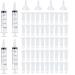 RuanHongYi Lip Gloss Tubes Empty Tubes Lip Gloss Balm Container Lipgloss Squeeze Tubes with syringe and funnels for DIY Lipstick