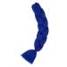 Gairyan Jumbo Braid Extensions - 60cm Ombre Synthetic Braids (Sapphire Blue) - 100g Afro Hair for Box Crochet Braids - 1 Piece - Buy Online on GoSupps.com