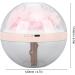 Mini-LED Essential Oil Diffuser with Eternal Flower - Pink 270ml Humidifier for Bedroom Aromatherapy & Humidification - Buy Online on GoSupps.com