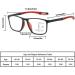 Progressive Multifocus Reading Glasses for Men Women Flexible Sports Glasses Anti blue Light Computer Readers(Couleur:Orange Grandeur:2.5x) - Buy Online on GoSupps.com