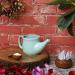 Ceramic Neti Pot Spill Proof | Mint Green Color | 400 ML Capacity | Microwave Safe - Buy Online on GoSupps.com