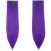 8PCS Dark Purple Clip in Hair Extensions - 26 Inch Straight Synthetic Hair Piece - Buy Online on GoSupps.com