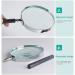 ES for Hobbies Reading Magnifier Handheld Children and Elderly Reading Learning Repairing Large Field of View Optical Large Lens 10 Times Enlarged 110 Mm Lar Better Life - Buy Online on GoSupps.com