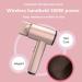 Cordless Hair Dryer Wireless Portable Blow Dryer Fast Charge 5000mAh Rechargeable Battery with Charge Base 3 Hot Wind /3 Cold Wind for Art Painting/Outdoor/Travel Champagne Gold - Buy Online on GoSupps.com