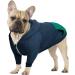 Meioro Zipper Hooded Pet Clothing for French Bulldog Pug Husky Collie - Blue 3XL - Buy Online on GoSupps.com