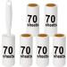 Armo Lint Rollers With 6 x Refills 420 Sheets Lint Roller For Clothes Carpet Bed Pet Hair Dog Hair Cat Hair Dust x 6 Rollers - Buy Online on GoSupps.com