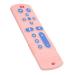 Silicone Teether Baby Teething Toy - Soft TV Remote Control Shape with Rich Color Textured Buttons in Pink - Buy Online on GoSupps.com