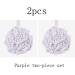 Buy Lavender Bath Pouf Sponges - Set of 2 | Luxurious Shower & Bath Accessories | International Shipping - Buy Online on GoSupps.com