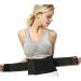 Buy Tylxayoxa Adjustable Lumbar Support - Back Support for Men & Women | Pain Relief for Sciatica Scoliosis Herniated Disc | XXL Black - Buy Online on GoSupps.com