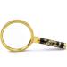 Magnifiers Craft Magnifier Metal Handle Magnifier High Magnifying Glass Handheld Magnifier Portable Mirror Microscope Suitable for Reading Maintenance Antique Jewelry Appraisal Lofty Ambition