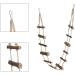 Cyrank Pet Rope Ladder for Small Birds & Small Animals | Climbing Bridge Toys for Hamsters Mice Rats Squirrels and Parrots - Buy Online on GoSupps.com