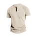 Polo shirt men short sleeve reversed collar single -colored golf shirt regular fit baseball shirt with button bar relaxed fit leisure shirt loose running shirt casual office shirt summer sport shirt henley shirt xxl khaki