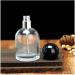 Cylindrical Refillable Perfume Bottle - 30ml Transparent Glass Spray for Travel | Portable Makeup Perfumery (Silver Ball - Buy Online on GoSupps.com