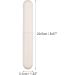 VOCOSTE Traveling Toothbrush Holder Case - Portable PP Toothbrush Storage for Travel & Business - Beige 8.07 x 1.22 x 0.83 inches - Buy Online on GoSupps.com