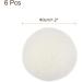 sourcing map 6 Pcs Wool Dryer Balls 1.2 Inches Wool Laundry Dryer Balls for Reducing Clothing Static and Wrinkles White 1.2" White - Buy Online on GoSupps.com