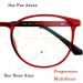 GHARAZ Progressive Multifocus Reading Glasses for Women - Photochromic Fashion Sunglasses in Black Size 2.0+ - Buy Online on GoSupps.com
