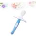 Frcolor Soft Silicone Baby Toothbrush - Children's Training Toothbrush with Bite Ring & Lid - Buy Online on GoSupps.com